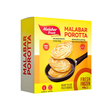 Buy Malabar Treats Frozen Malabar Porotta 908g  online at the best price from FAIRMART.