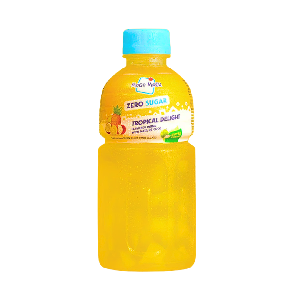 Buy Mogu Mogu Zero Sugar Tropical Delight Drink 320ml Online in Fairmart UK