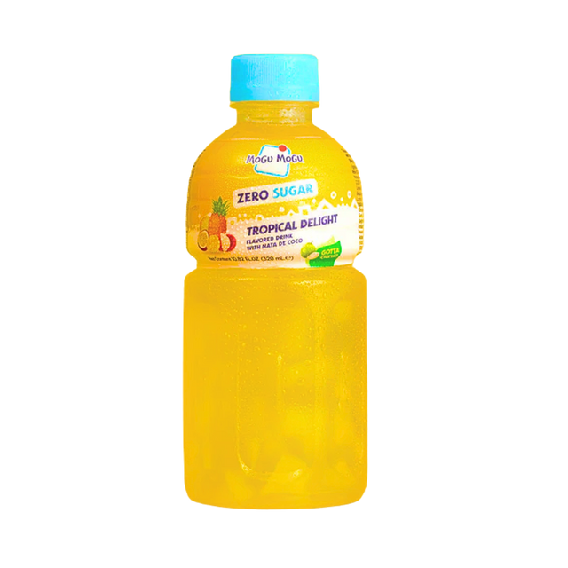 Buy Mogu Mogu Zero Sugar Tropical Delight Drink 320ml Online in Fairmart UK