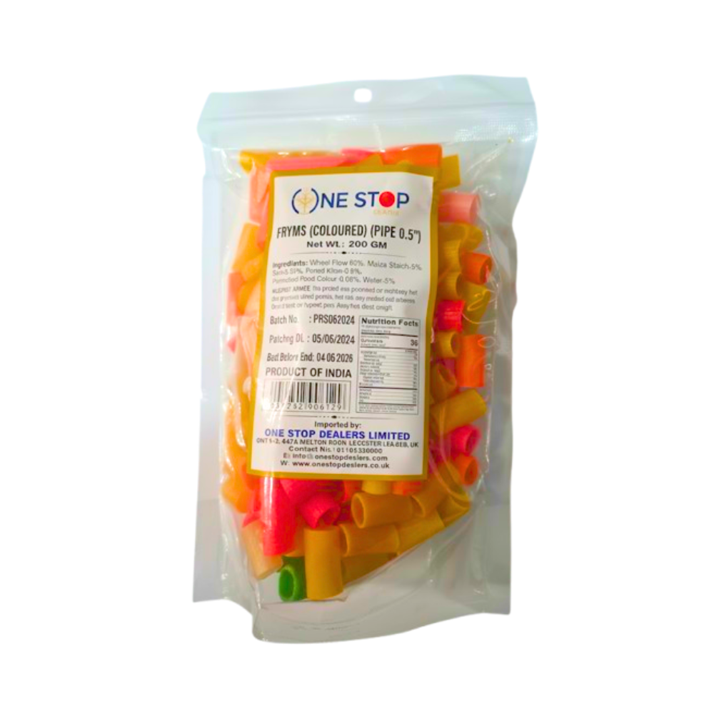 One stop Fryums Pipe 0.5" 200g
