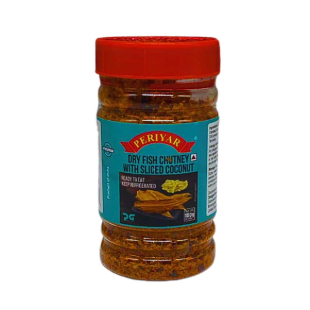 Buy Periyar Dry Fish Chutney with sliced Coconut 100g  online at the best price from FAIRMART.