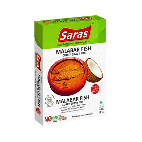 Buy Saras Malabar Fish Curry Gravy Mix 400g  online at the best price from FAIRMART.