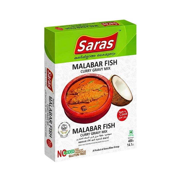 Buy Saras Malabar Fish Curry Gravy Mix 400g  online at the best price from FAIRMART.