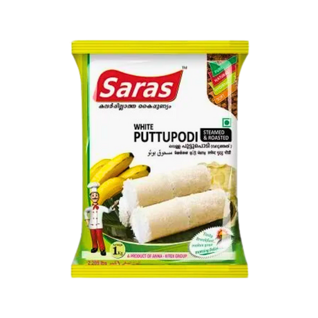 Buy Saras White Puttu Podi 1kg  online at the best price from FAIRMART.