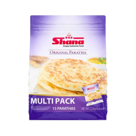 Buy Shana Frozen Original Paratha Family Pack (15pcs) 1.2kg  online at the best price from FAIRMART.