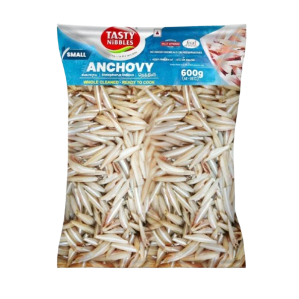 Buy Tasty Nibbles Frozen Anchovy Kozhuva Fish (Small) 600g  online at the best price from FAIRMART.
