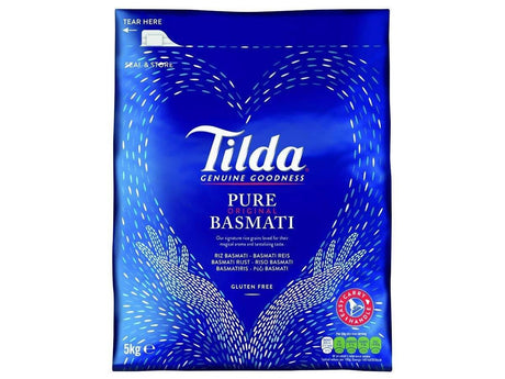 Buy Tilda Pure Original Basmati Rice 5kg Online in Fairmart UK
