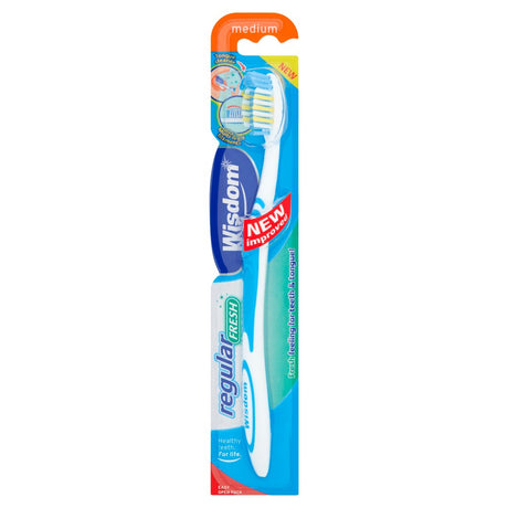 Buy Wisdom Regular Fresh Medium Toothbrush Online in Fairmart UK