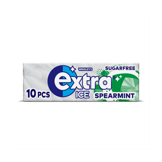 Wrigley's Extra Ice Spearmint Sugarfree Chewing Gum 10Pcs