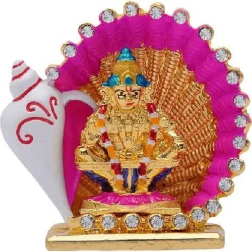 ayyappa metalic statue